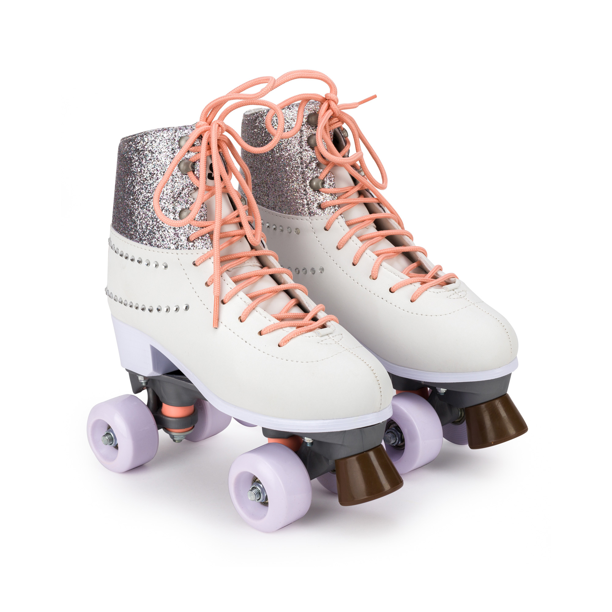 Роликовые коньки SXRide Roller skate цвет серебристые размер 38 - фото 1