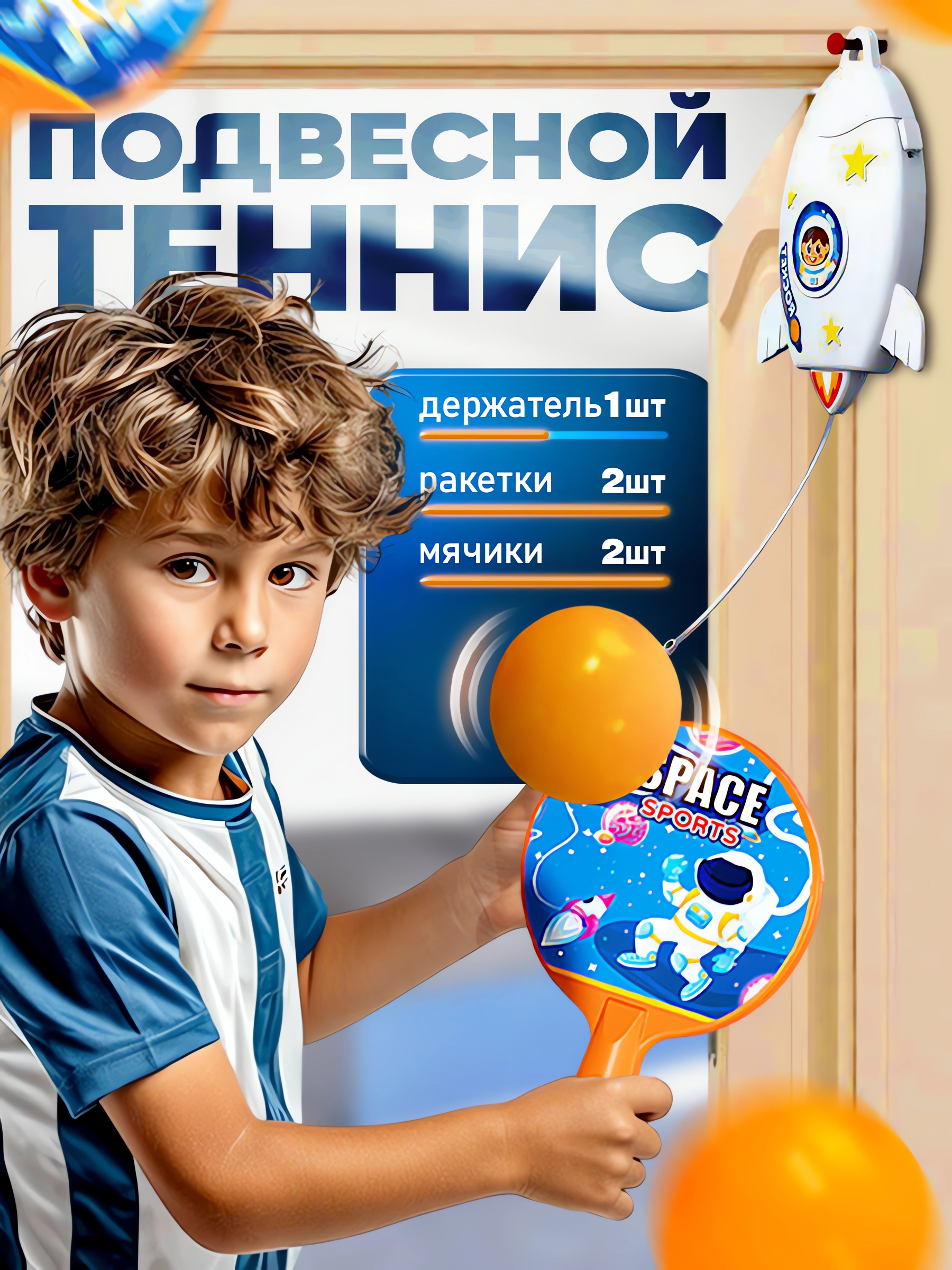 Спортивные игры и игрушки Зайка любит теннис - фото 1