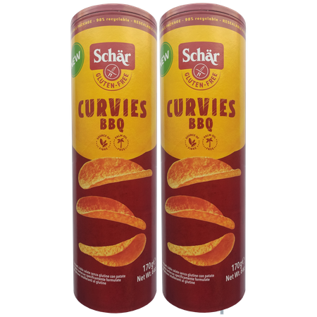 Чипсы безглютеновые Schaer CURVIES BBQ 170 г 2 шт