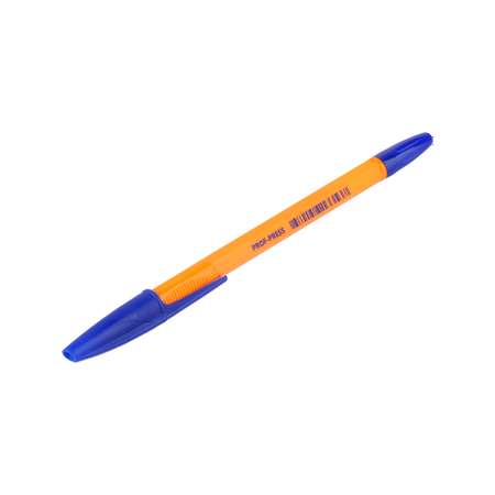 Ручка шариковая Prof-Press Синяя рифленный грип 50 штук