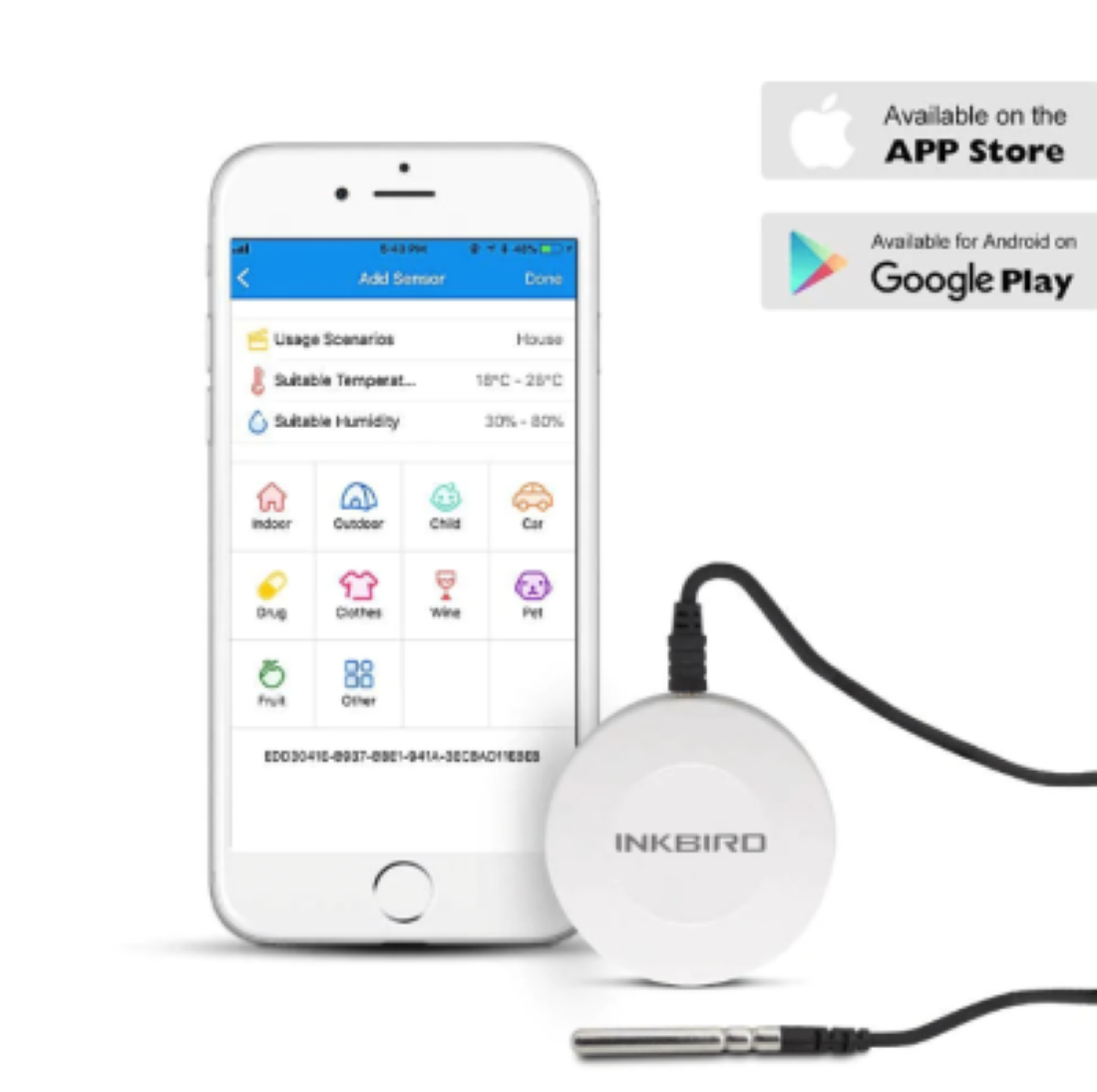 Термогигрометр INKBIRD Bluetooth IBS-TH1 - фото 5