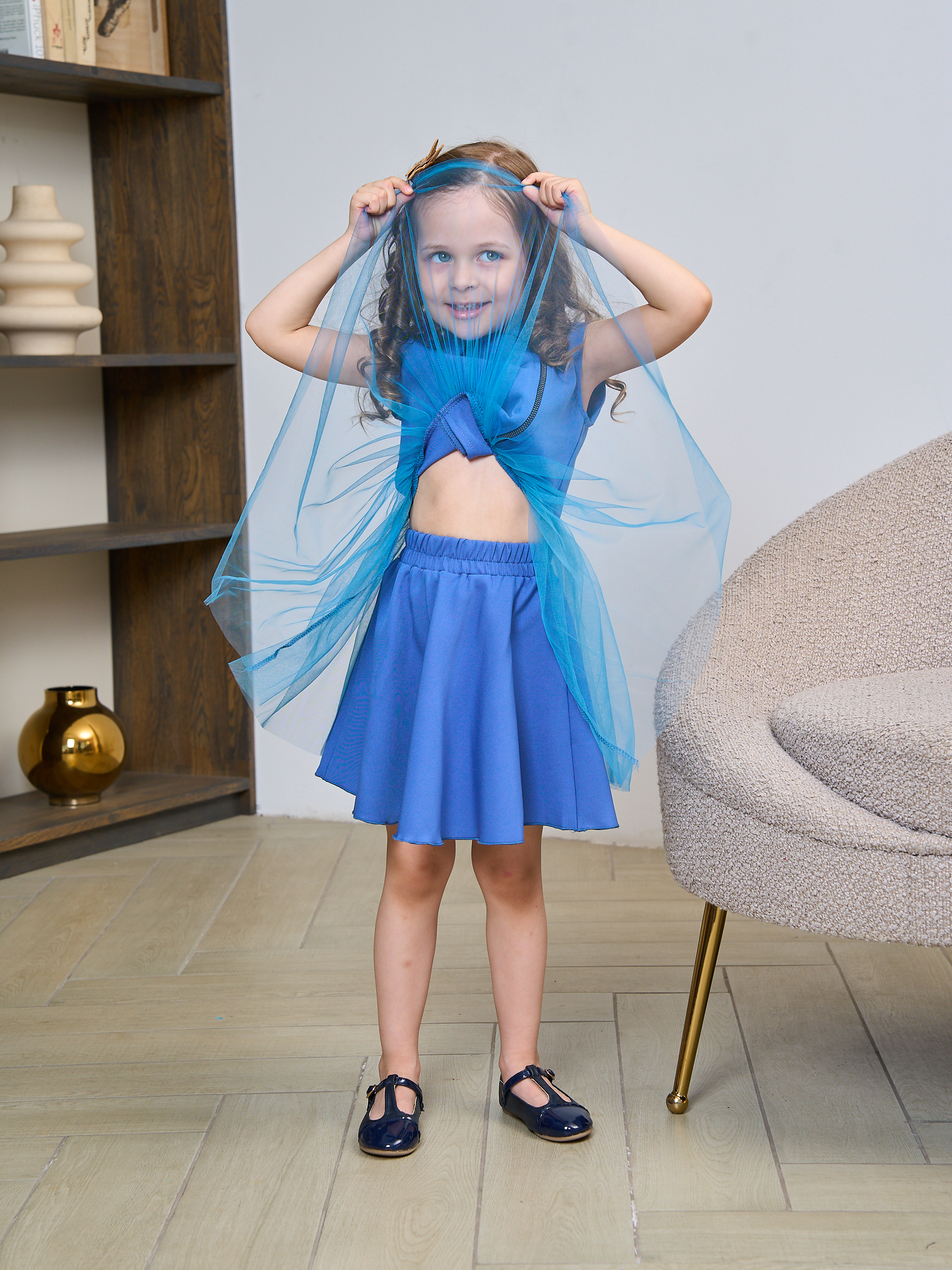 Костюм Mil Art kids 1902201526SUIT-KILT-BLUE - фото 5