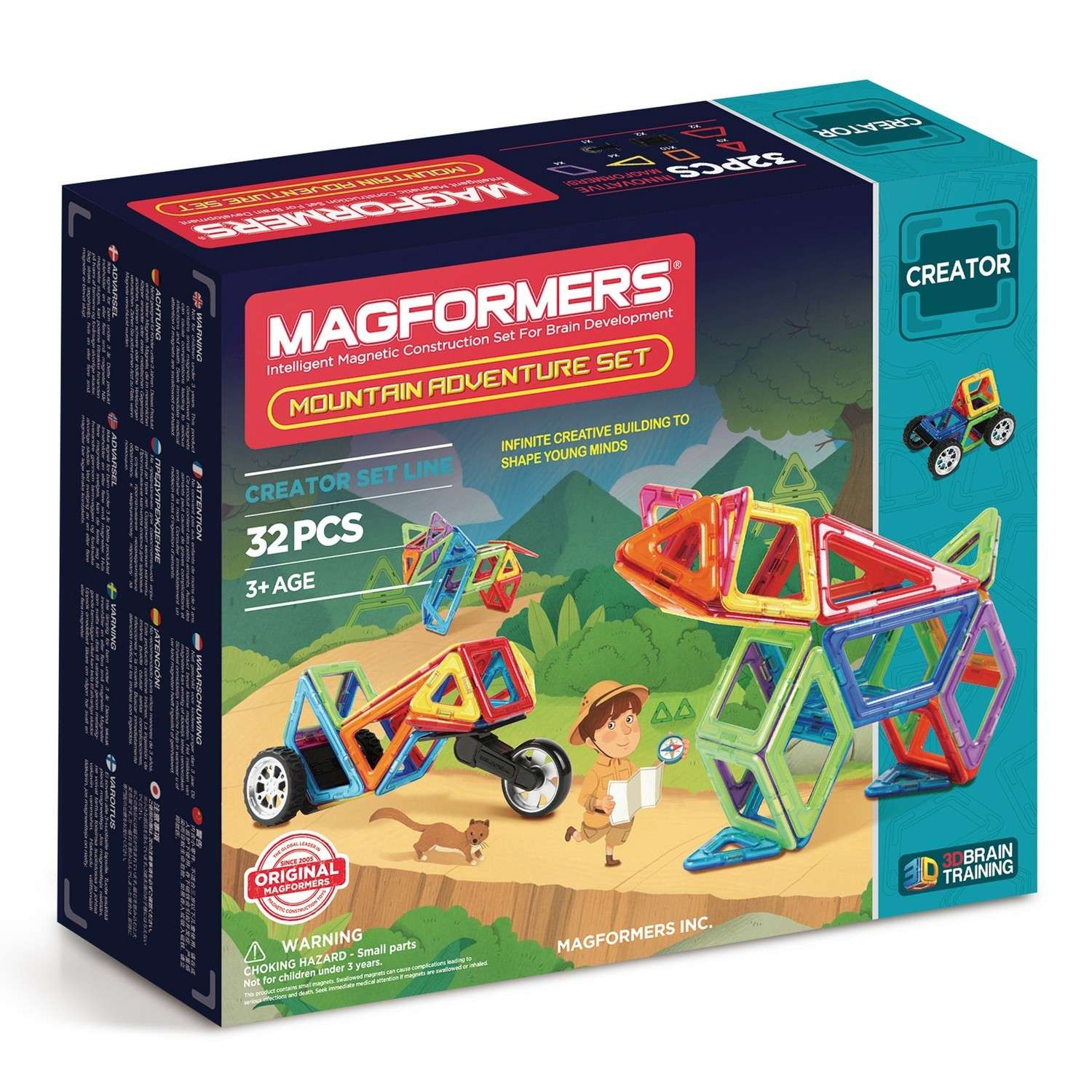 Магнитный конструктор Magformers Adventure Mountain Set - фото 1