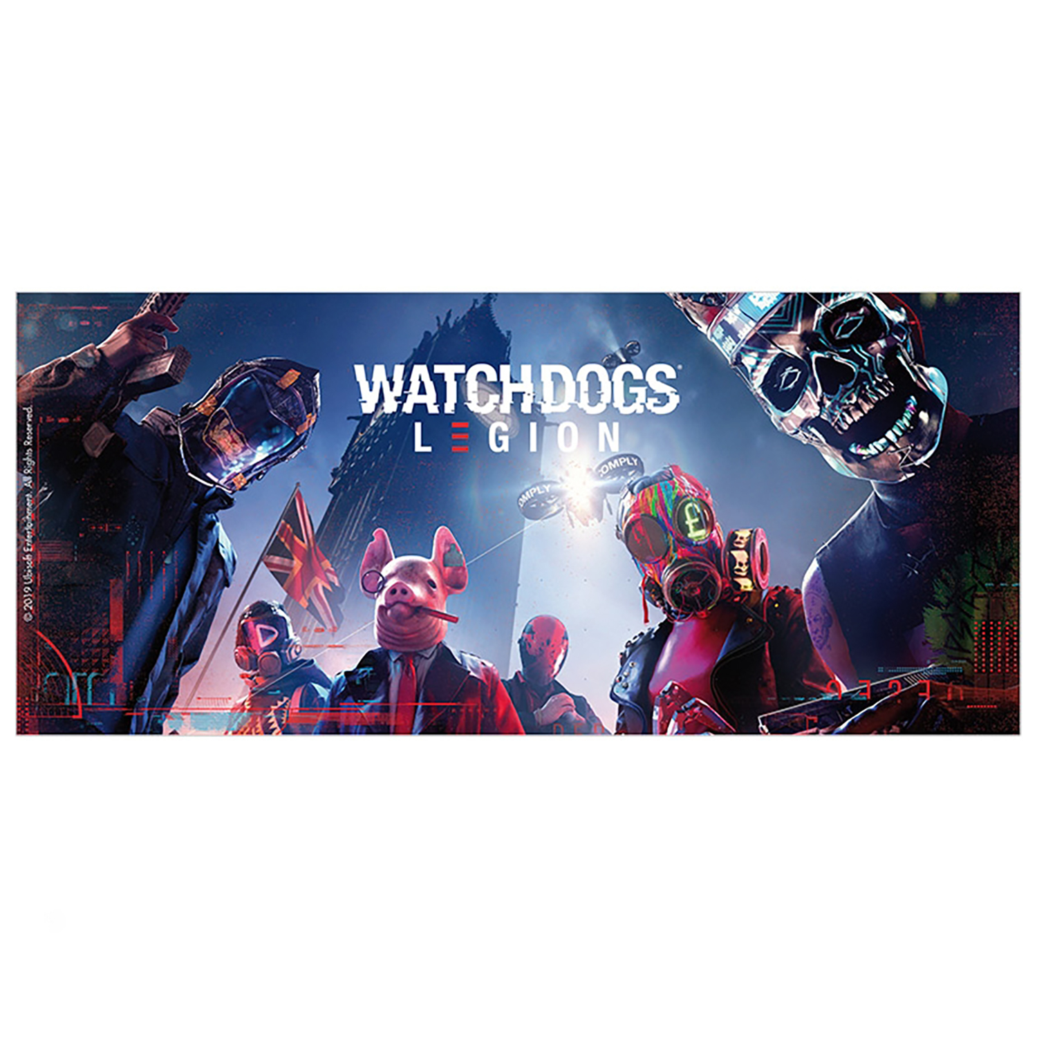 Кружка ABYStyle Watch Dogs 3 Legion Keyart 320 ml ABYMUG813 - фото 4