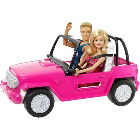 Набор игровой Barbie Пляжный автомобиль CJD12