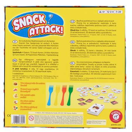 Игра настольная Piatnik Snack Attack 665691