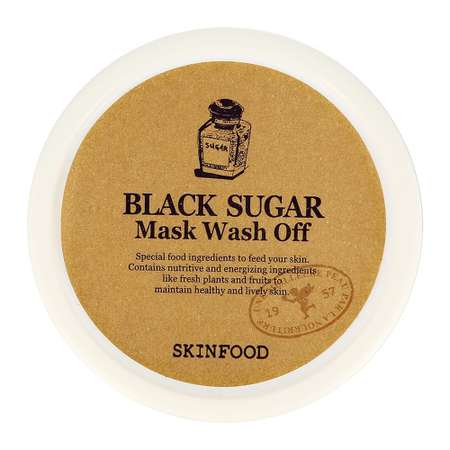 Маска-скраб для лица Skinfood с черным сахаром очищающая 100 г