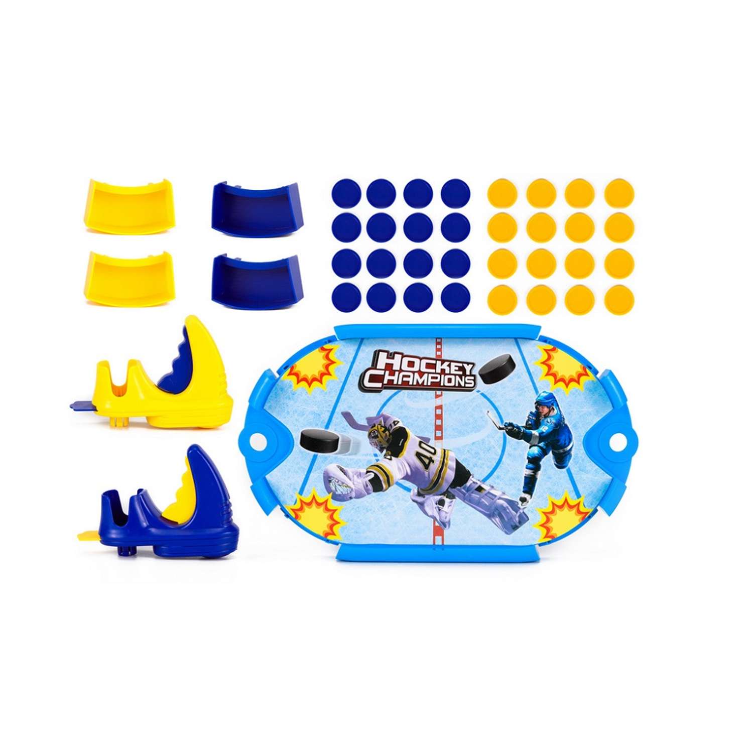 Настольная игра BLD Toys Аэрохоккей на кнопках - фото 1