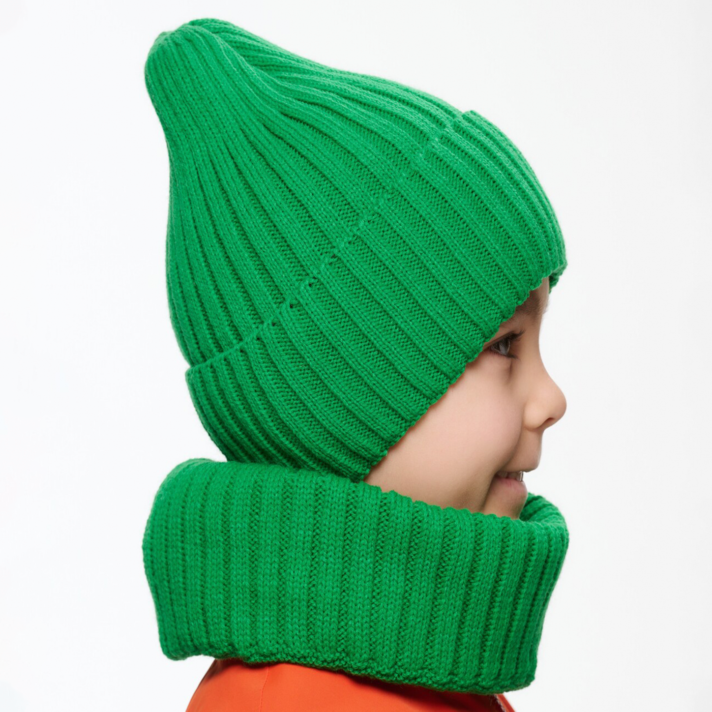 Шапка и снуд NYCkids NYC-H-45-pumpW-green - фото 10