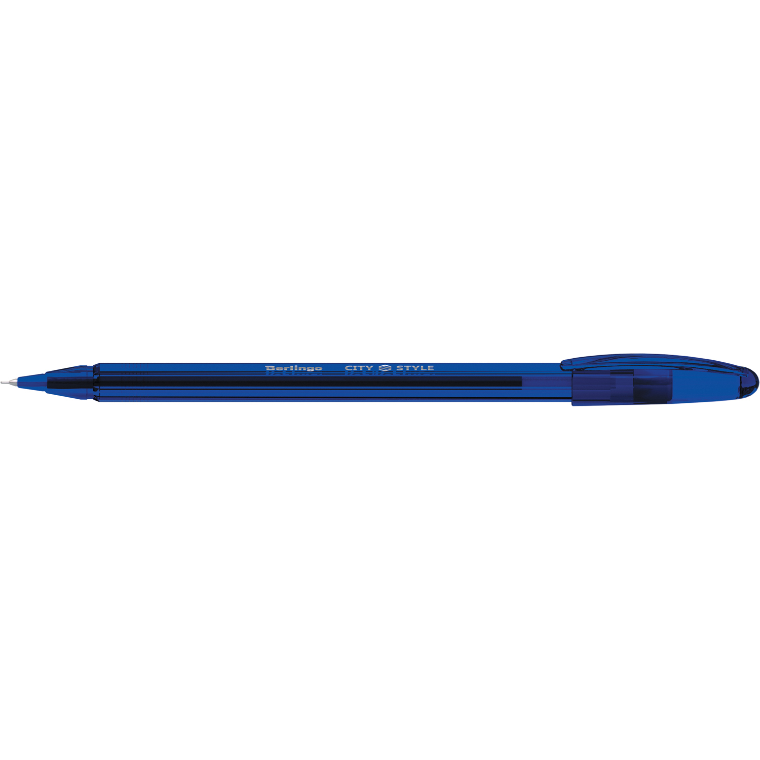 Ручка шариковая BERLINGO City Style 0.7мм Синий CBp_70762 - фото 1