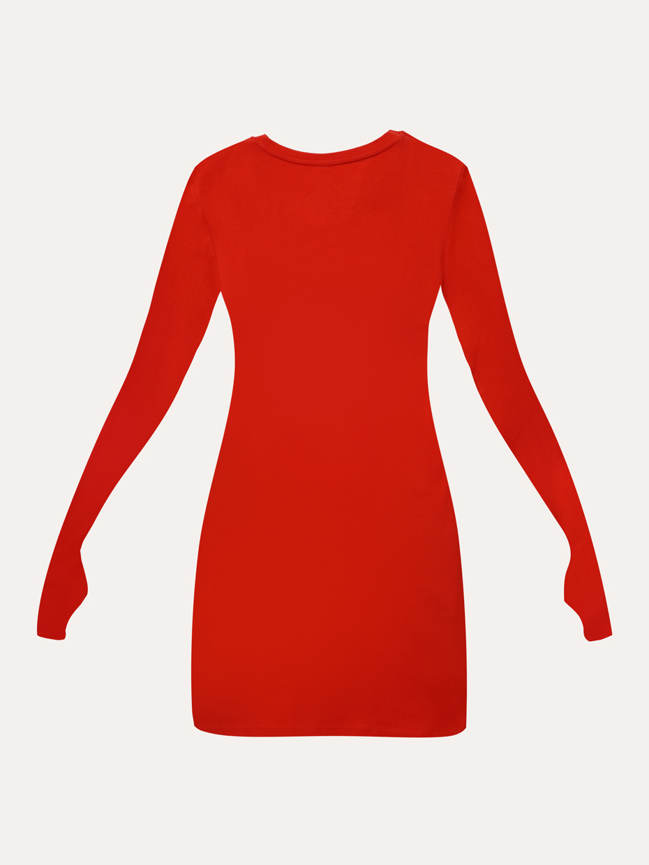 Платье Frutto Rosso FRWS4B04/Красный - фото 2