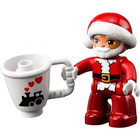 Конструктор LEGO DUPLO Santas Gingerbread House блочный