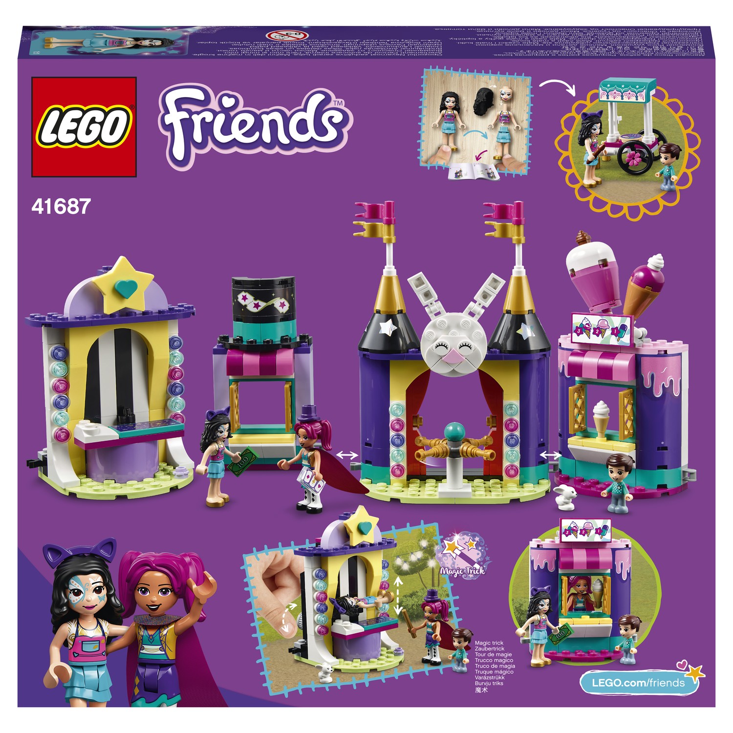 Конструктор LEGO Friends Киоск на Волшебной ярмарке 41687 купить по цене  999 ₽ в интернет-магазине Детский мир