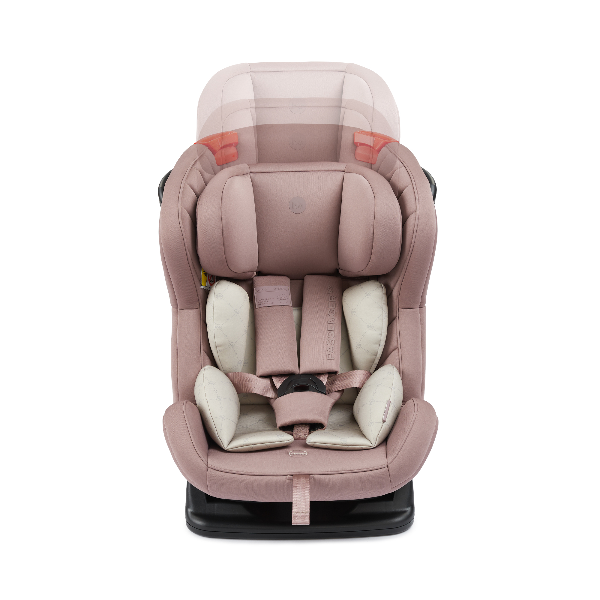 Автокресло Happy Baby Passenger V2 Desert pink - фото 3