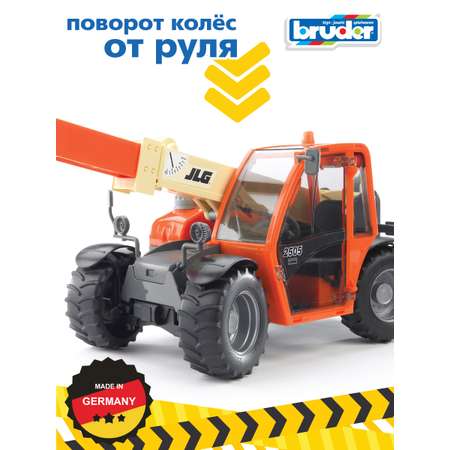 Погрузчик Bruder колёсный Telehandler 1:16 инерционный