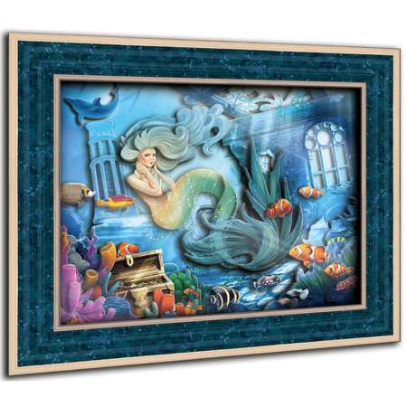 Набор для творчества VIZZLE Объемная картина Standart Тайны морских глубин