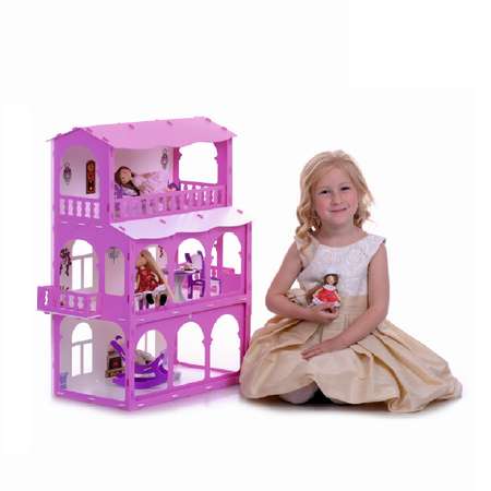 Домик для кукол Krasatoys Бриджит с мебелью 5 предметов 000286