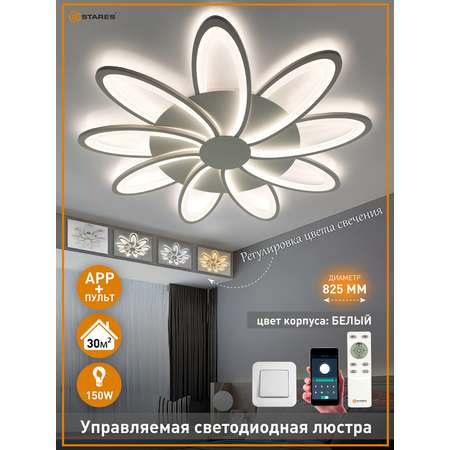 Светодиодная люстра с пультом Estares Lorena 150W