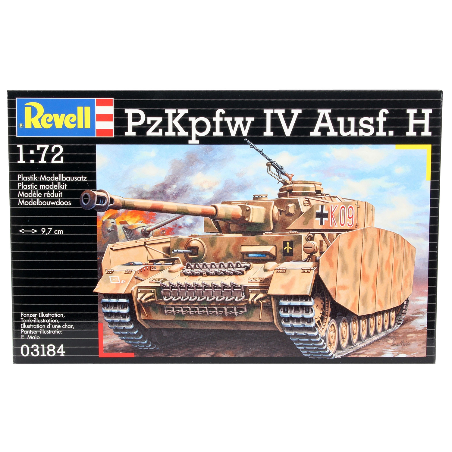 Сборная модель Revell Средний танк Panzerkampfwagen IV Ausf. H 2-ая Мировая Война немецкий 03184 - фото 6