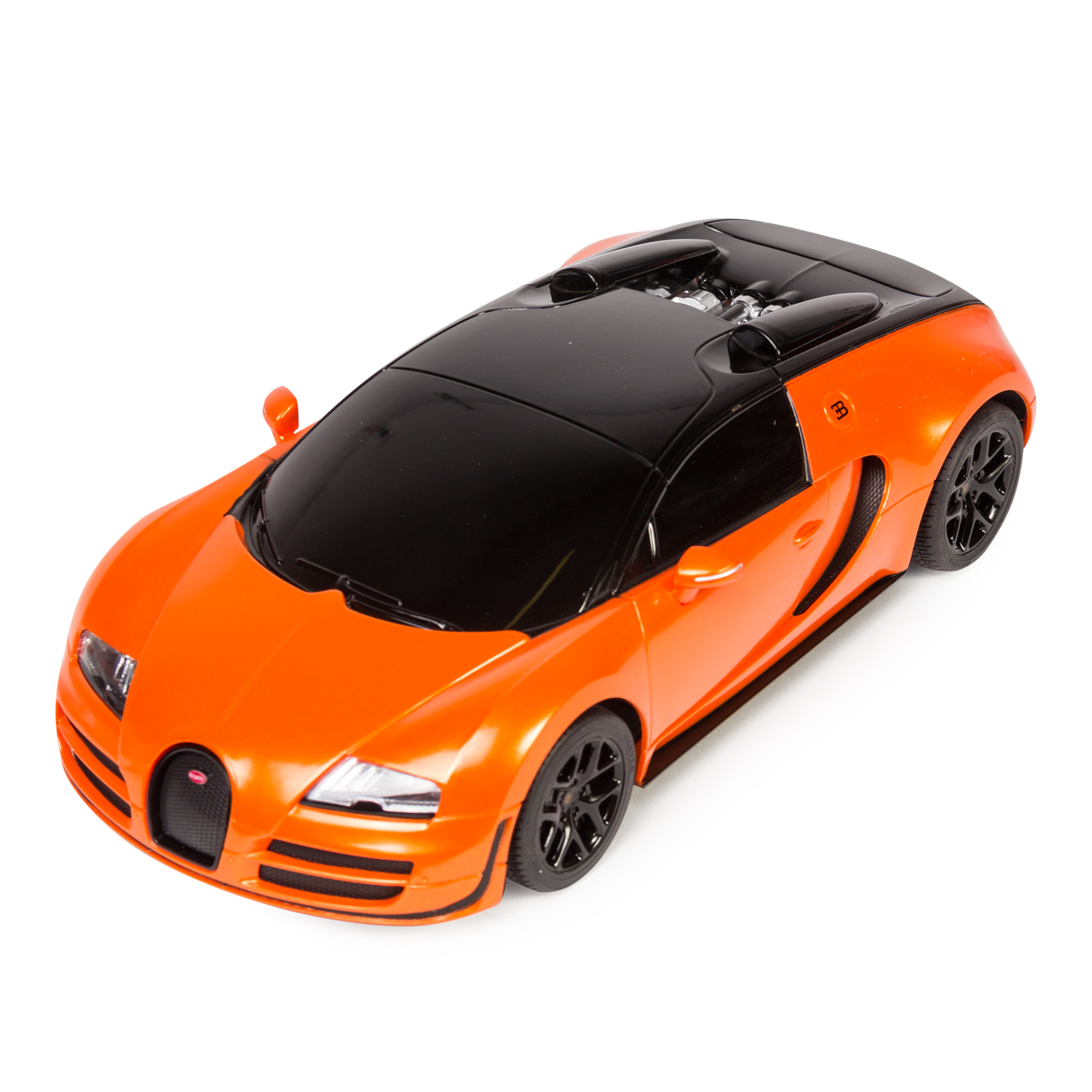 Машинка р/у Rastar Bugatti Veyron Vitesse1:18 оранжевая купить по цене 1 ₽  в интернет-магазине Детский мир