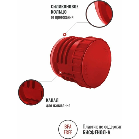 Термос RELAXIKA 102 1 л в термочехле стальной