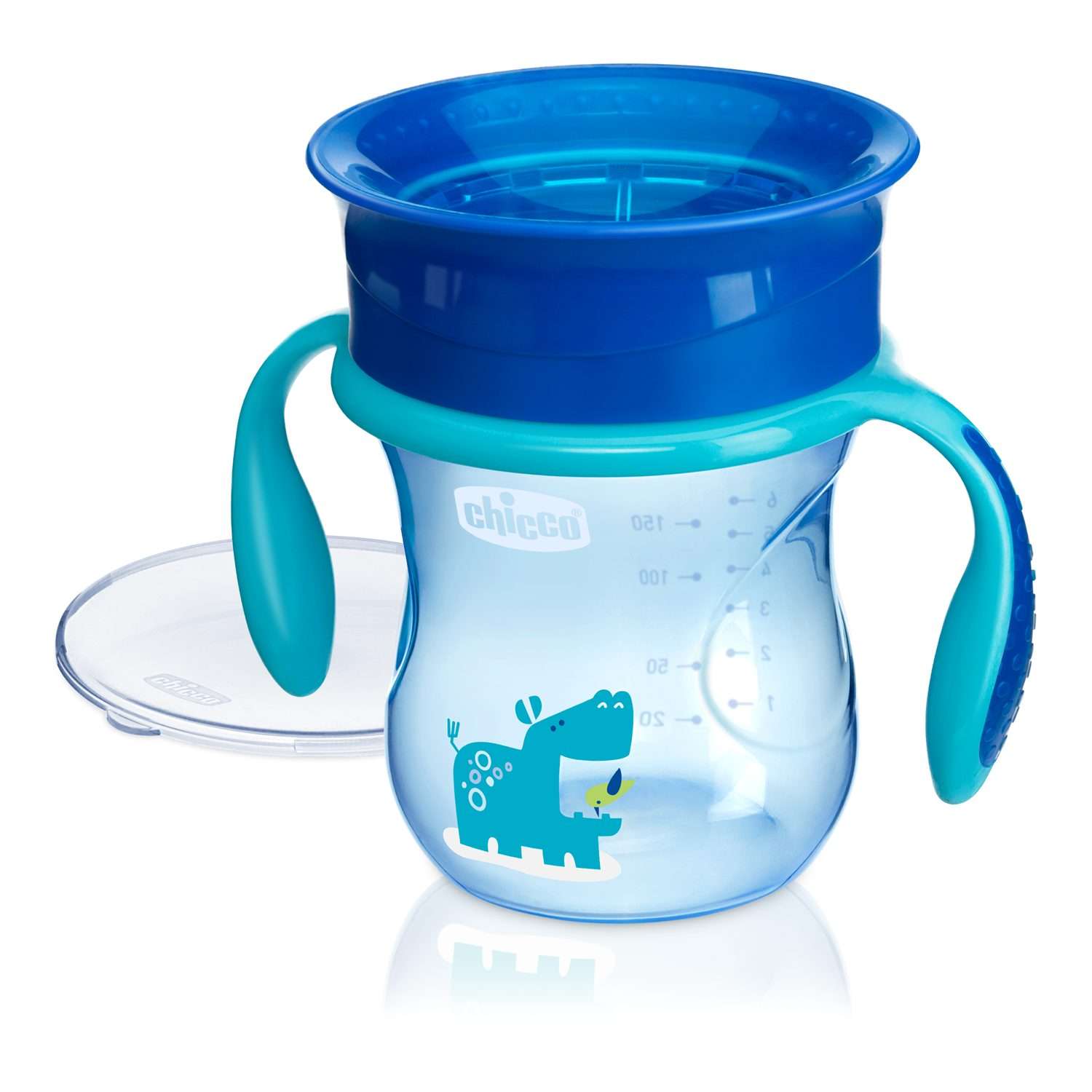 Поильник Chicco Perfect Cup для детей от 1 года голубой - фото 14