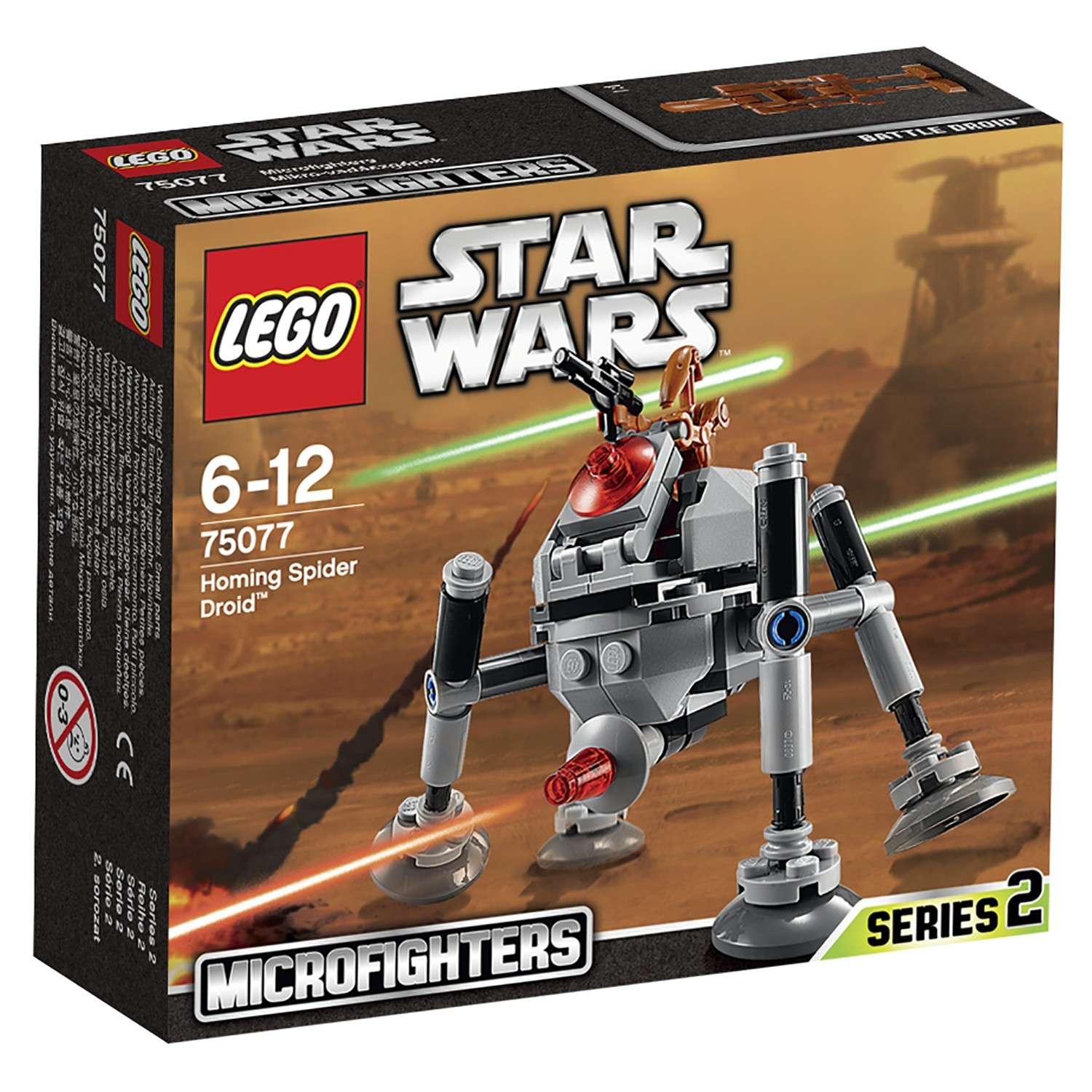 Конструктор LEGO Star Wars TM Самонаводящийся дроид-паук (Homing Spid (75077) - фото 2