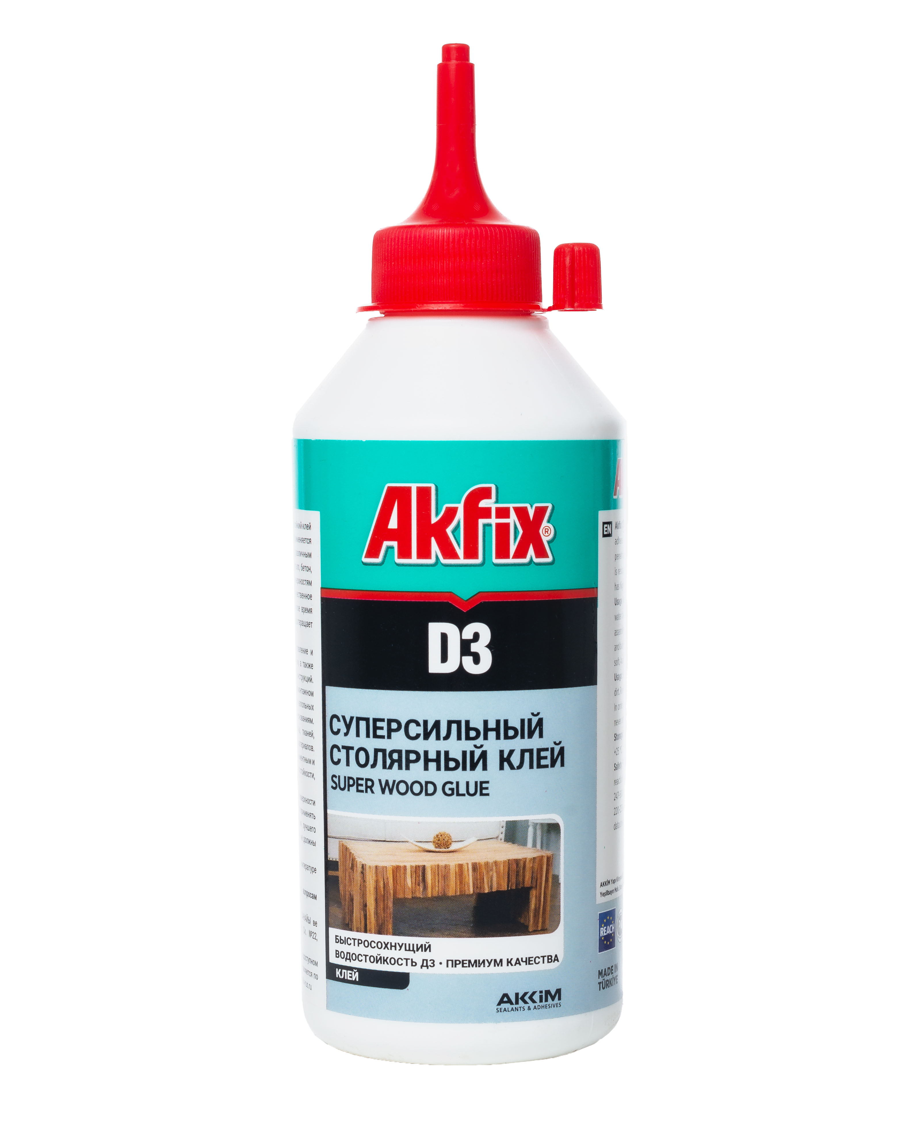 Столярный клей для дерева AKFIX D3 PVA - фото 1