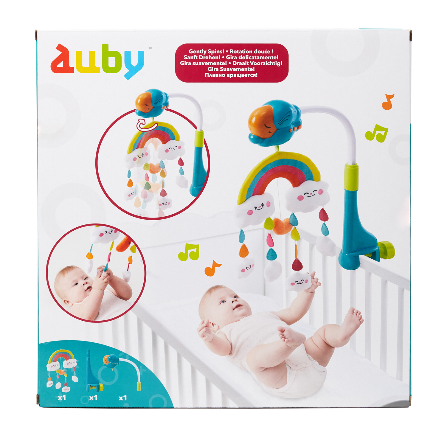 Игрушка Auby Мобиль музыкальный на кроватку 40743 - фото 10