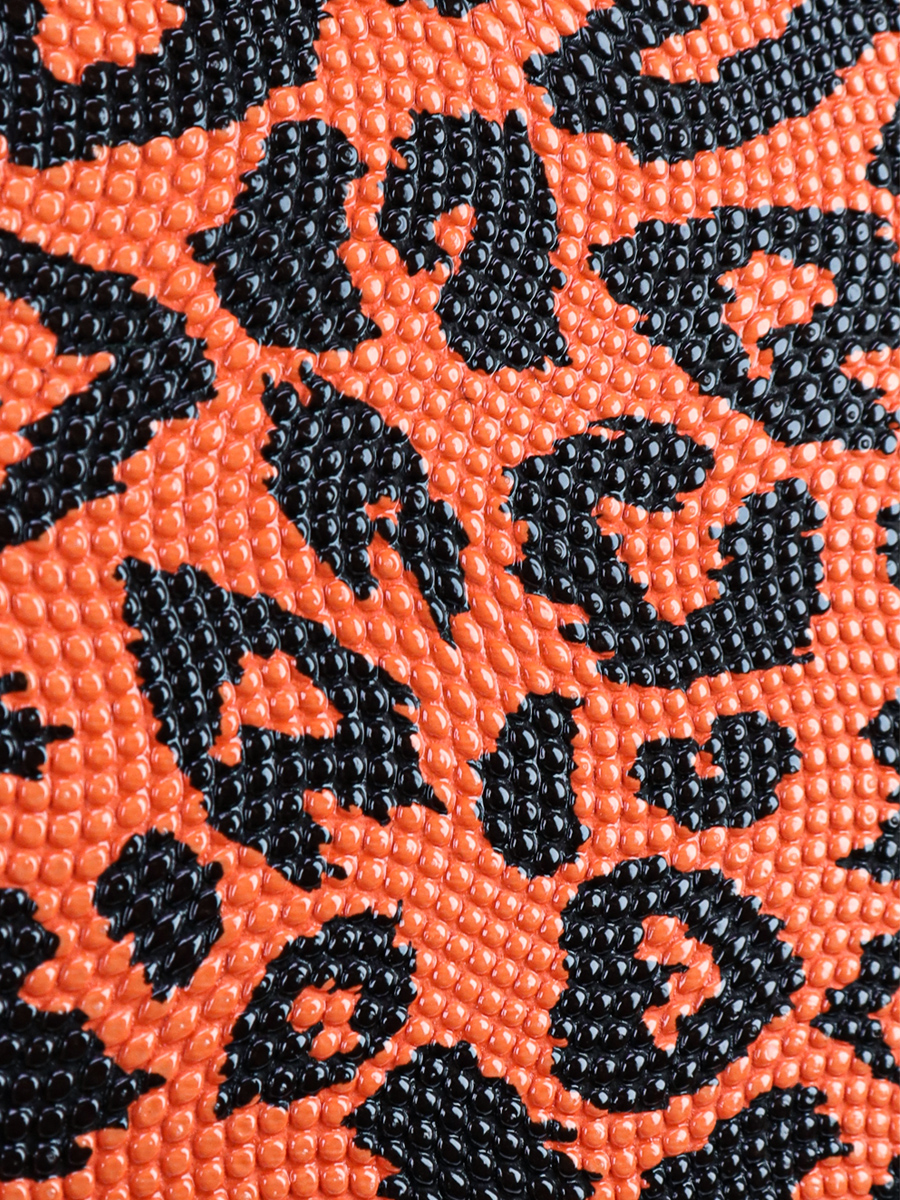 Пенал школьный Prof-Press 1 секционный Леопард оранжевый большой 190х115 мм - фото 5