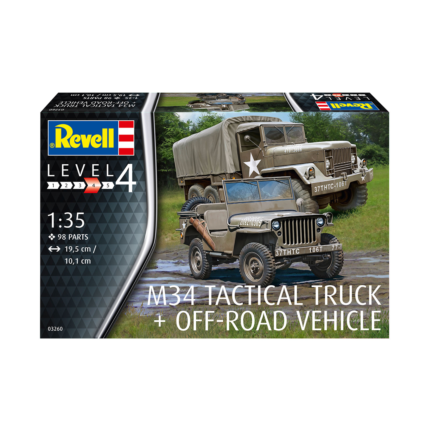 Набор Revell Тактический грузовик M34 и Внедорожник 03260 - фото 4