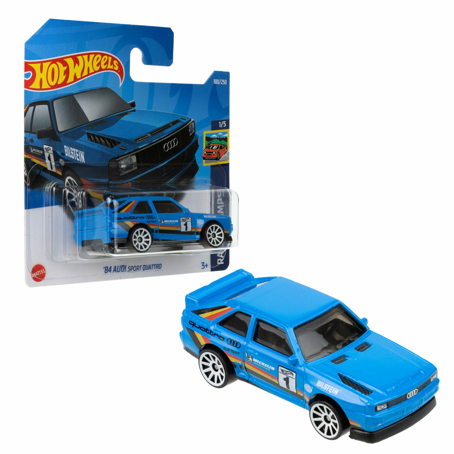 Коллекционная машинка Hot Wheels 84 Ауди sport quattro 5785-89 - фото 1