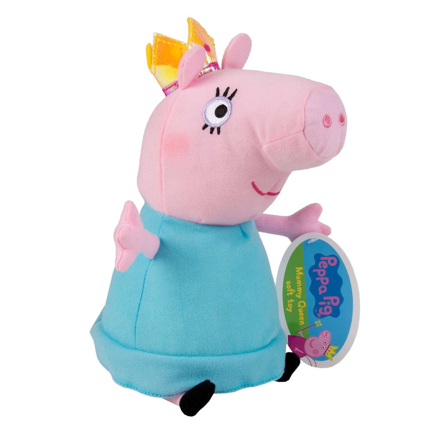 Мягкая игрушка Свинка Пеппа Мама Свинка королева 30см - фото 2