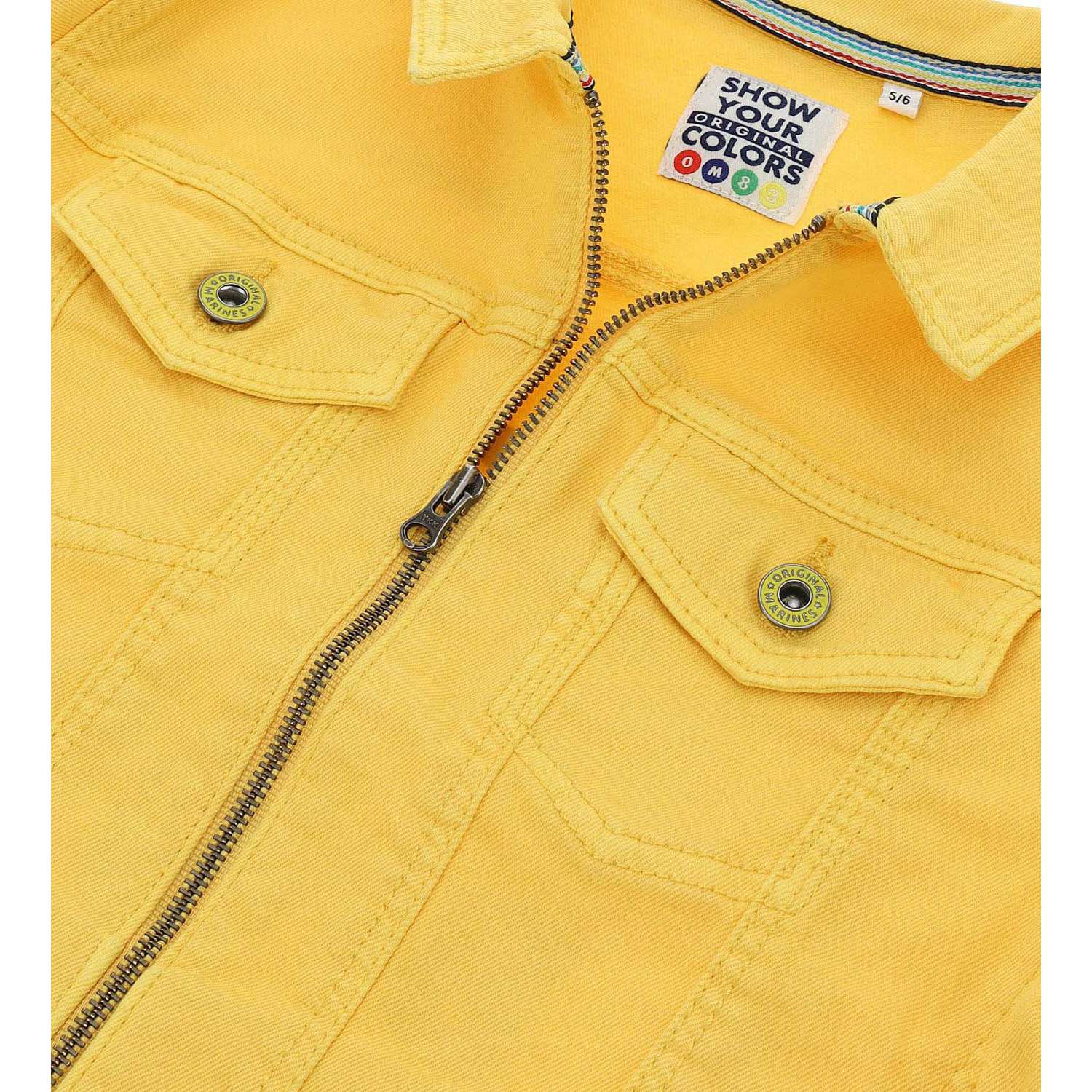 Куртка джинсовая ORIGINAL MARINES AZP2113B2_SUNYELLOW - фото 2