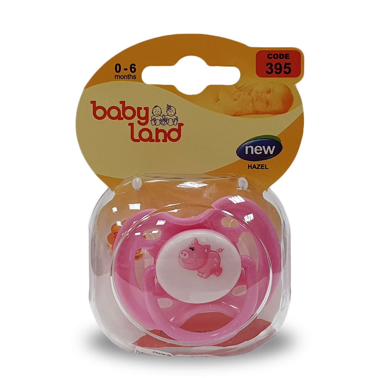 Соска-пустышка Baby Land классическая силиконовая с рисунком 0мес+ розовый - фото 5