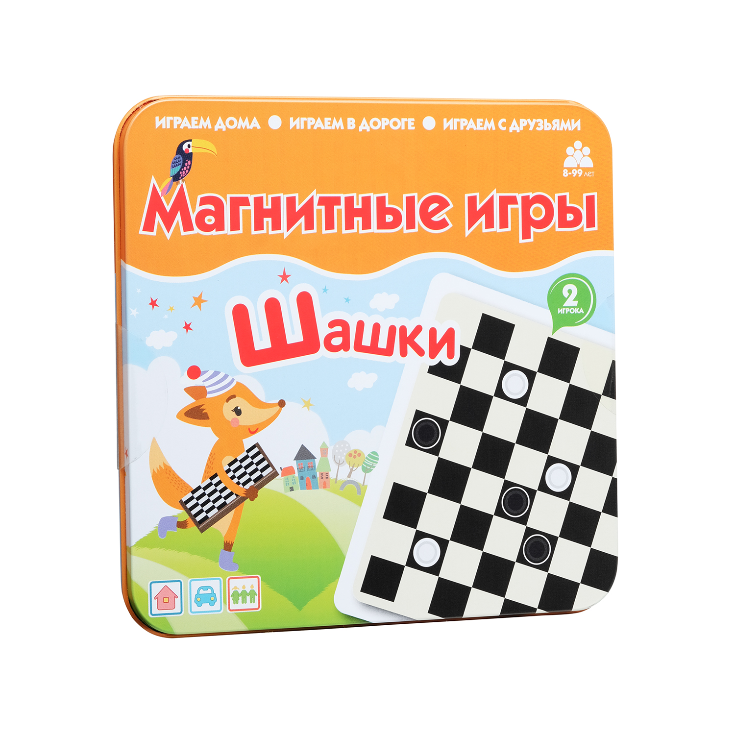 Игра настольная Бумбарам магнитные Шашки в дорогу