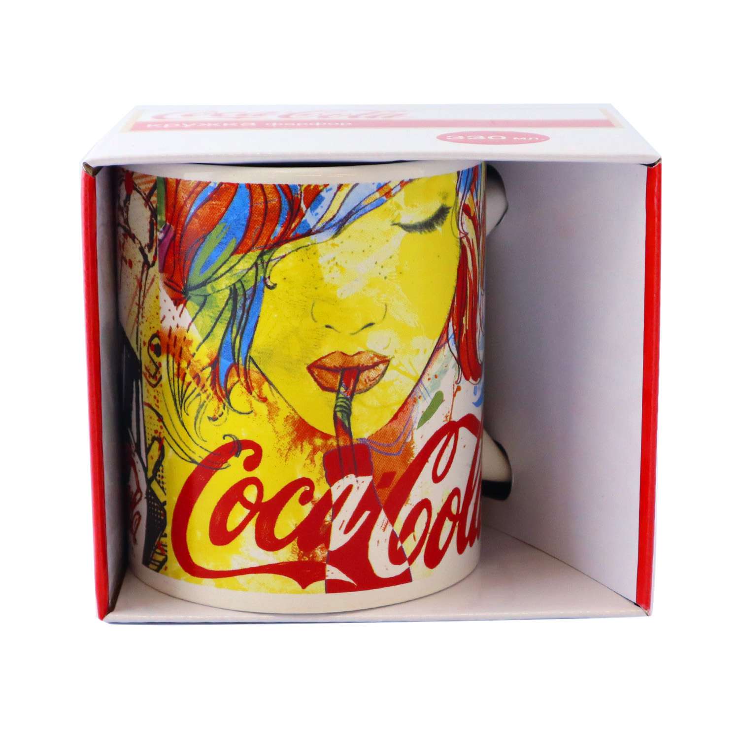 Кружка ND PLAY Кока кола в подарочной упаковке 330мл фарфор - фото 4