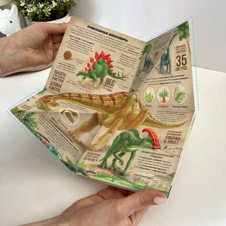 Книга трансформер Malamalama Энциклопедия Динозавры