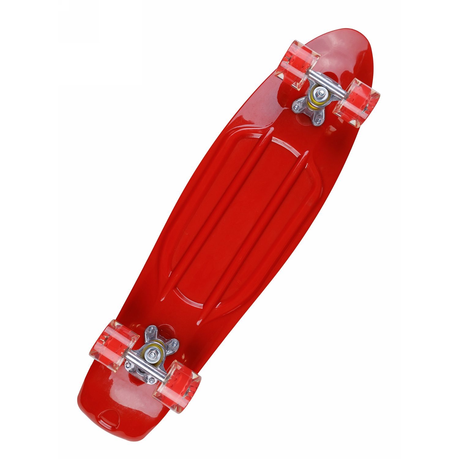 Пенни борд BABY STYLE красный светящиеся колеса PU 74.5 см - фото 2
