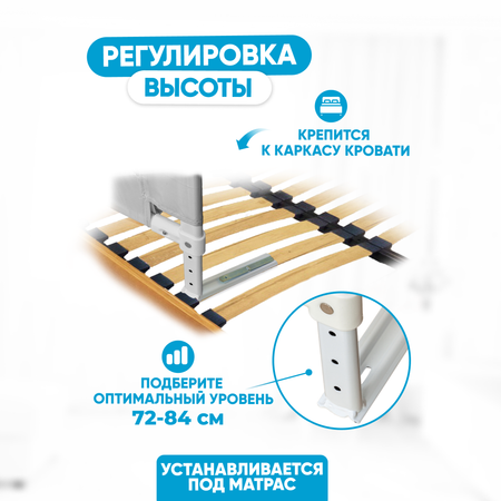 Защитный барьер для кровати Solmax 160 см изумрудный