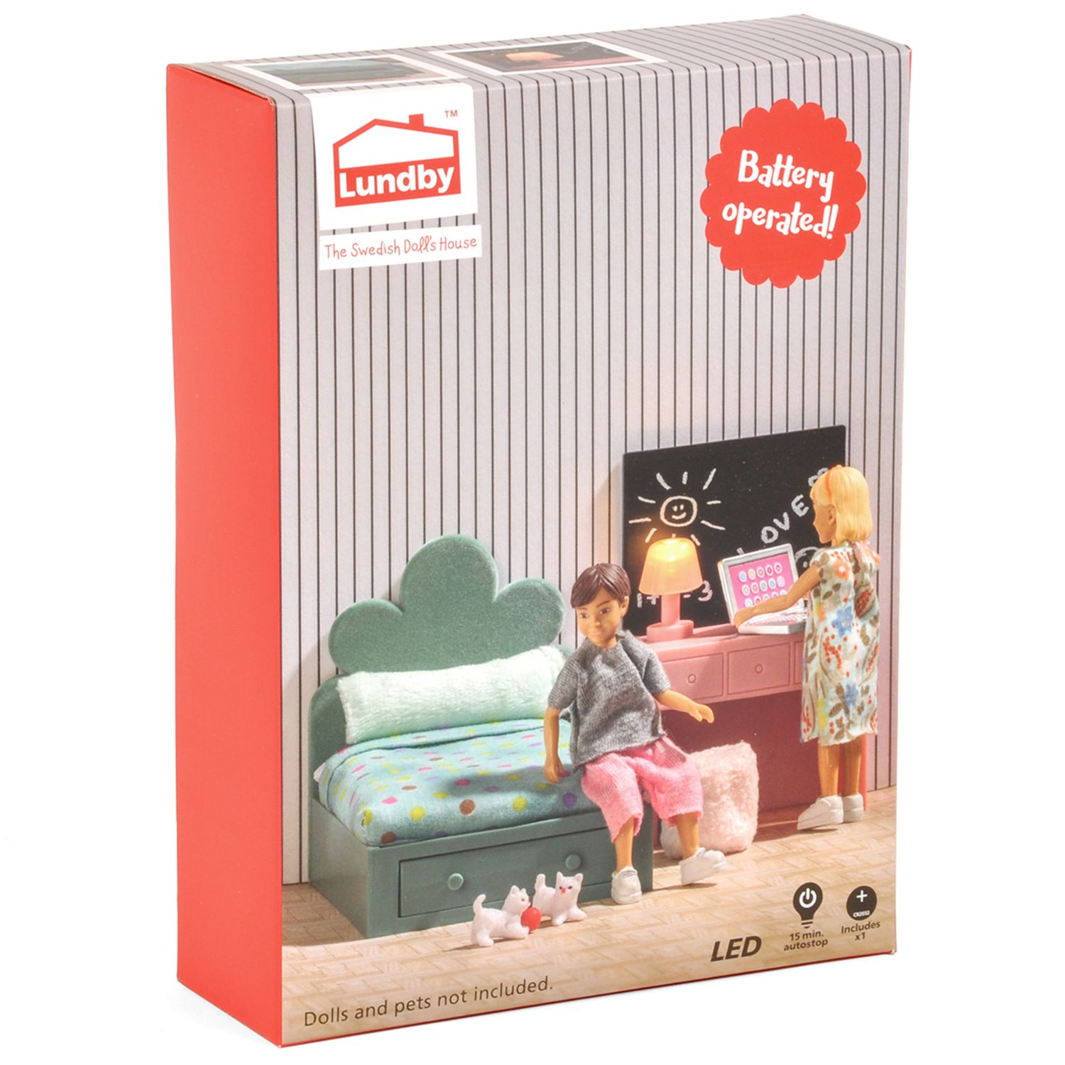 Мебель для домика Lundby Комната подростка 8предметов LB_60202900 LB_60202900 - фото 3