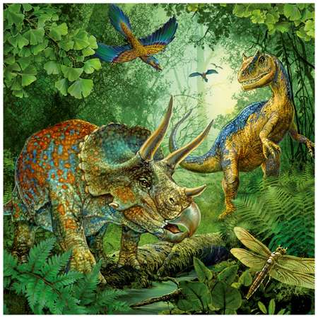 Пазл Ravensburger Динозавры 49элементов*3шт 09317