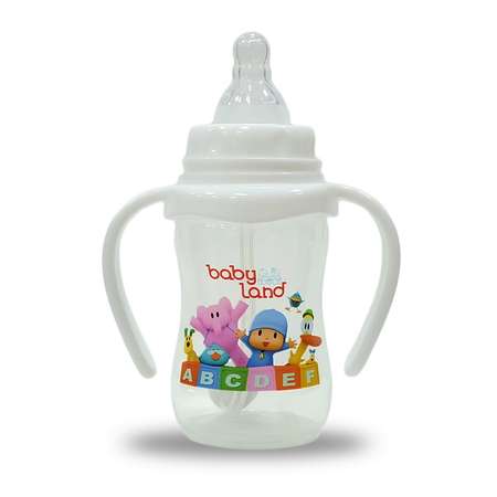 Бутылочка Baby Land с антиколиковой системой 150мл классическая с силиконовой соской