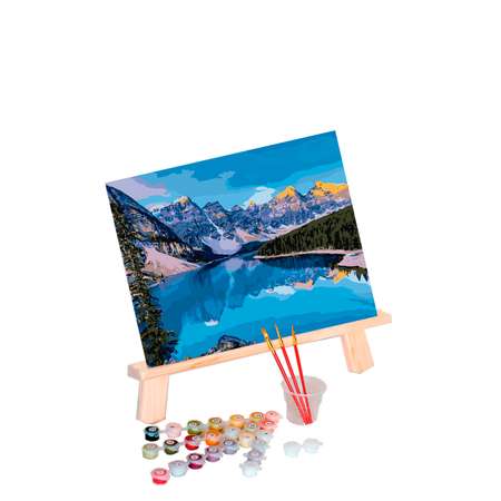 Картина по номерам Цветной Горная река 40x50 см