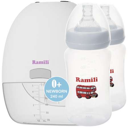 Молокоотсос двухфазный электрический Ramili SE150240MLX2 с двумя бутылочками