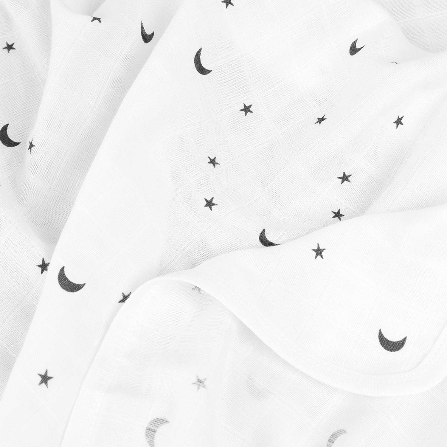 Пелёнка Mjolk Basic Ночное небо муслиновая 80*80 - фото 2