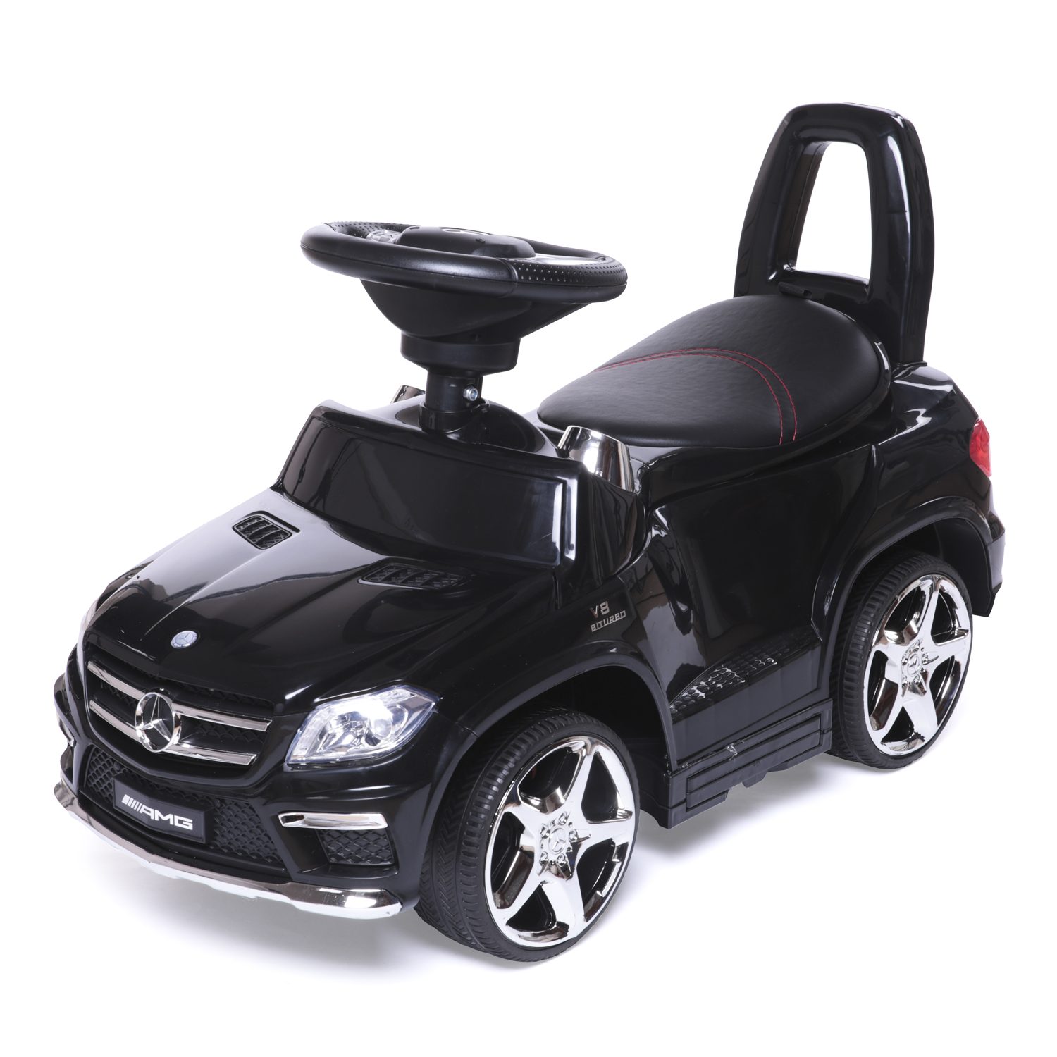 Каталка BabyCare Mercedes-Benz копия модели GL 63 AMG черный - фото 2