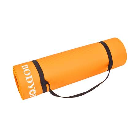 Коврик гимнастический Body Form BF-YM04 183x61x15 mm Оранжевый
