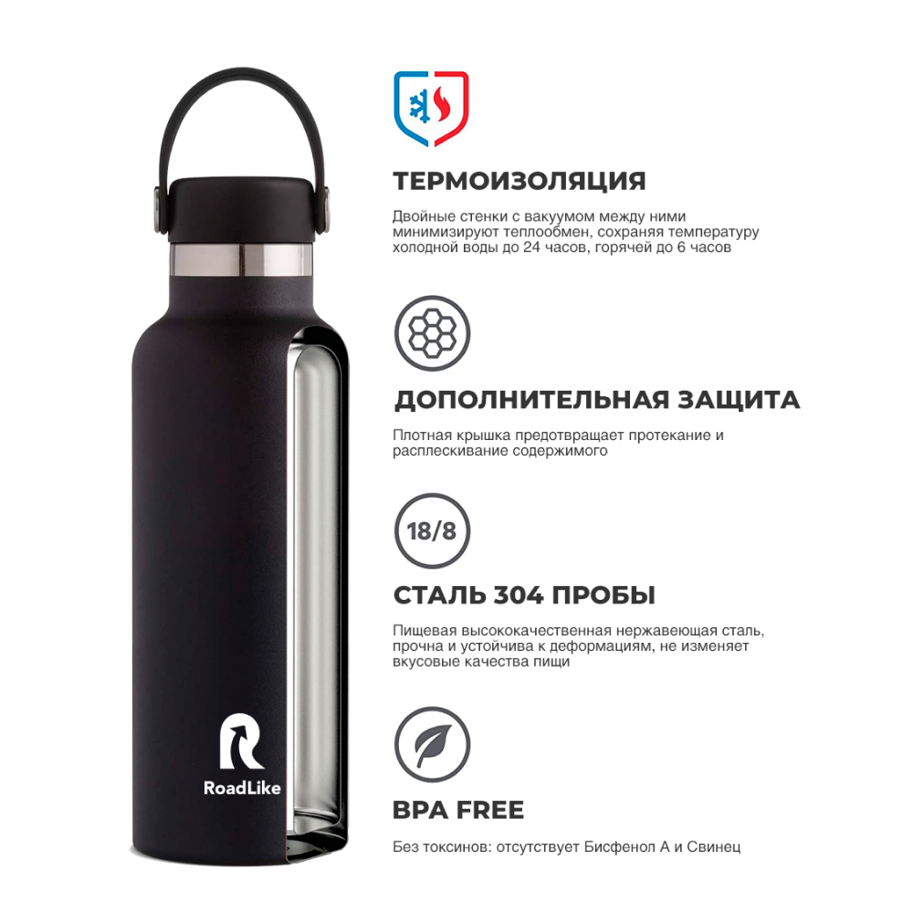 Термобутылка RoadLike Flask - фото 2