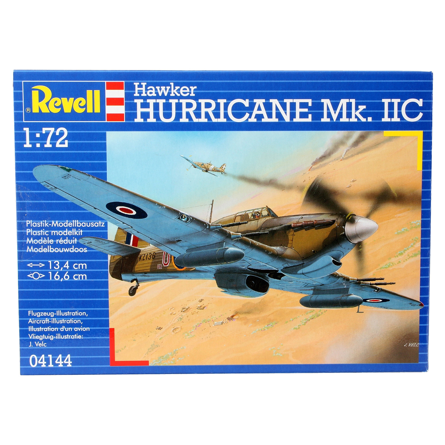 Сборная модель Revell Британский истребитель Hawker Hurricane MkIIC 04144 - фото 4